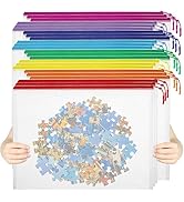 24pcs Mesh Zipper Pouch File Bags Puzzle Storage Bags, A3 17x12 Inches Large Reusable Zipper Pouc...