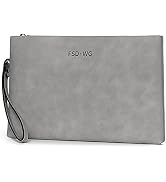 FSD.WG Mens Clutch Bag Man Purse Handbag 12 inches Large Hand Bag Big Clutch Wallet 3 COLOR