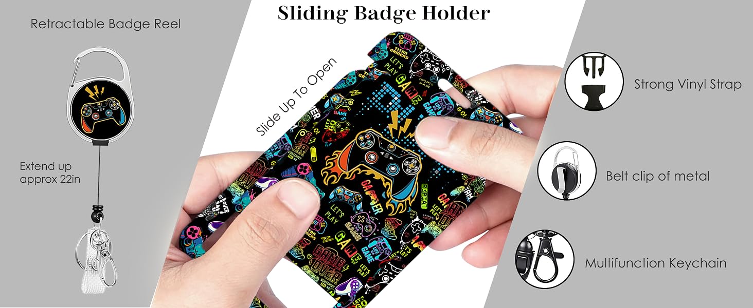 Gamepad Badge Holder