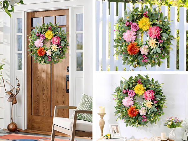 spring wreaths for front door