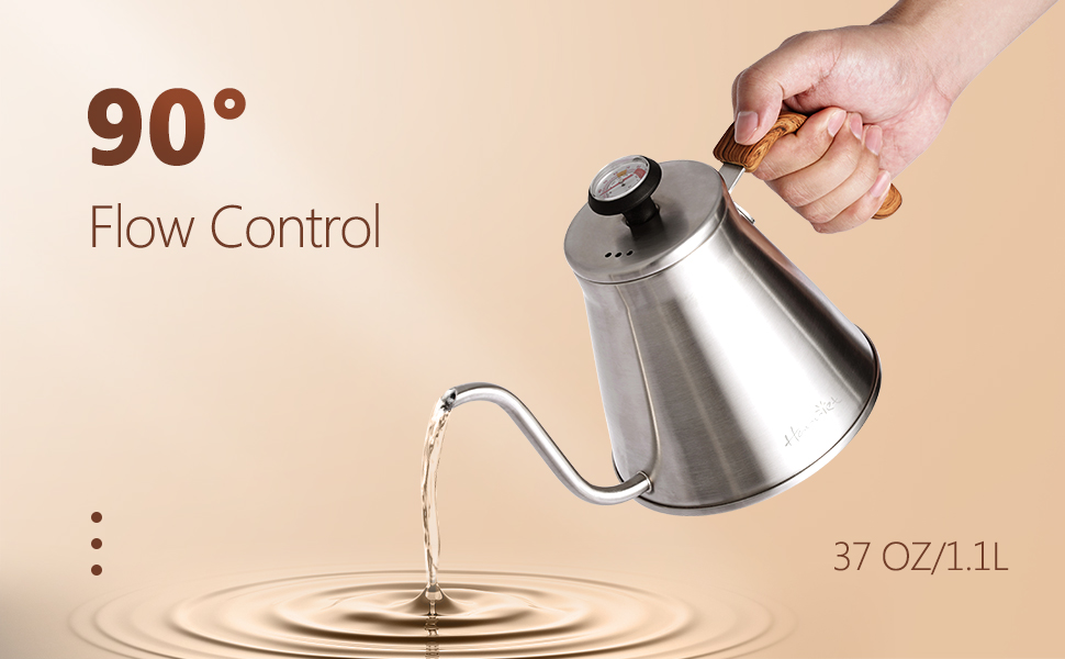 90° goose necked kettle