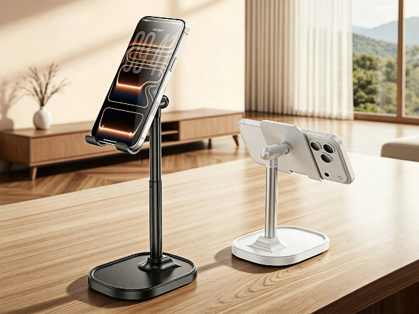 Adjustable Height Phone Stand for Desk