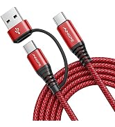 AINOPE USB C Cable Type C Charger Fast Charging 6.6FT iPad Pro Charger Cable Nylon Braided C Char...