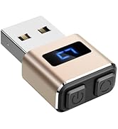 meatanty Metal Tiny Mouse Jiggler, USB Mouse Mover Undetectable, Automatic Wiggler with Screen, 3...