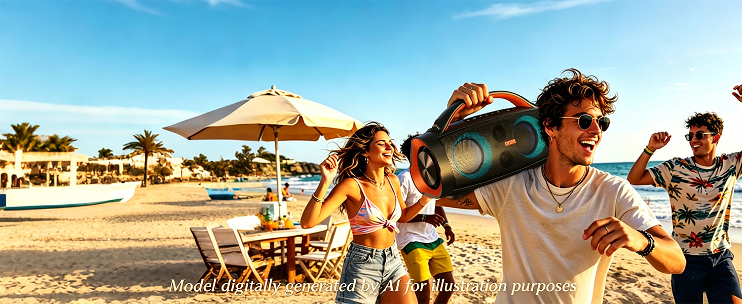 Doss Extreme Boom Outdoor bluetooth speaker