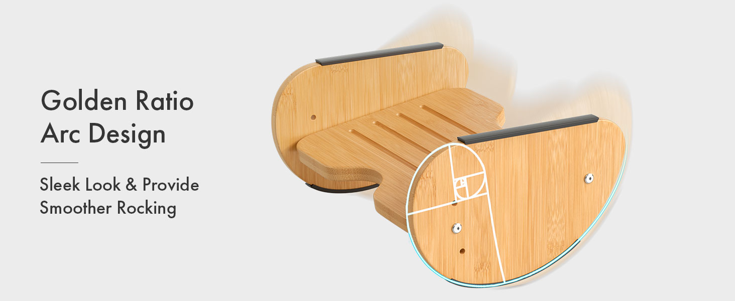 rocking footrest for under desk