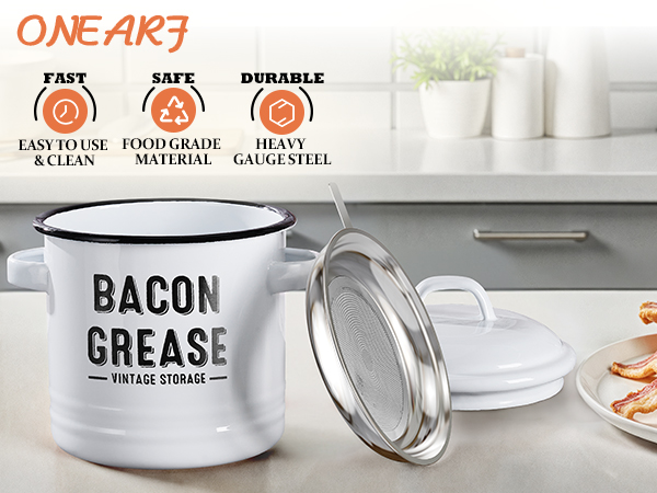grease container for kitchen