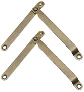 Pastlla 2 Pcs 180 Degree Rotatable Support Hinges 4 Inch Folding Lid Support Hinges for Furniture...