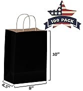 Black gift bags with handles