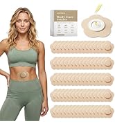 AJOFIEK Castor Oil Patches - 75PCS of Disposable Castor Oil Organic Cotton Self Patch Suitable fo...
