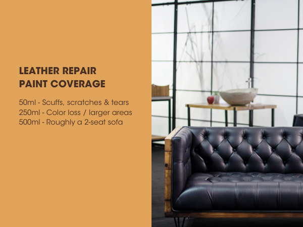 Leather crack repair paint peel repair paint rip repair paint stain repair paint discoloration