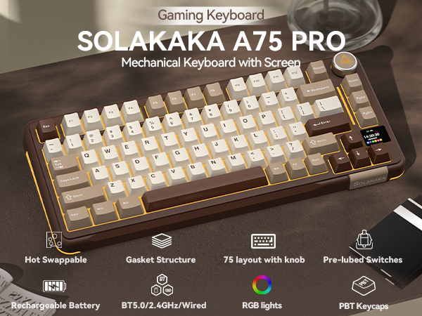 SOLAKAKA a75pro keyboard