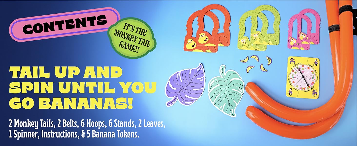 It's Bananas Monkey Tail Game - Family party game board game for bachelorette holiday
