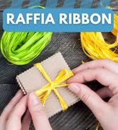 Raffia Ribbon for Gift Wrapping Ribbon Raffia Natural Ribbon Bulk Packing Ribbon Raffia String