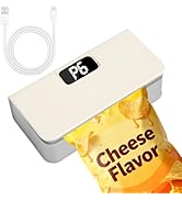 Syaws Mini Bag Sealer,Rechargeable Sealer Machine with LED Power Display,Heat Sealer and Cutter w...