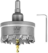 SALI 2-1/2"(64mm) TCT Hole Saw Kit Tungsten Carbide Tipped Hole Saw Drill Bit with Titanium-Plate...
