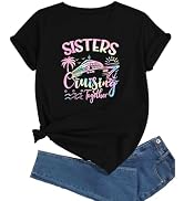 J&DHUASHA Women's T-Shirt Short Sleeve Crewneck Graphic Tees Printed Casual Summer Tops