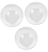 Uonlytech 3pcs Decorative Lamp Shades for Pendant and Ceiling Lamps Modern Warm Glass Shades