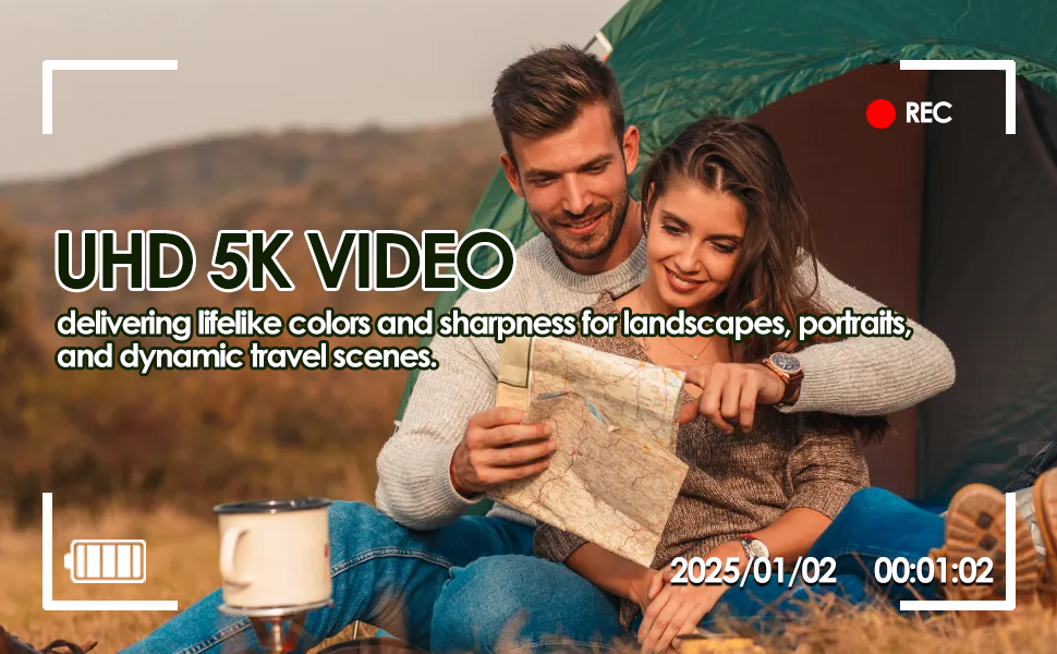 5K Digital Camera for Photography