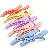FRAMAR Pastel Alligator Hair Clips 10 Pack – Professional Alligator Clips For Hair, Hair Clips Fo...