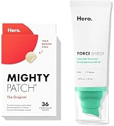 Hero Cosmetics Original Pimple Patch and Force Shield SPF 30 Sunscreen (36 Patches & 50 ml) Patch...