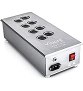 Viborg VM80 AC Power Filter - Amp HiFi Power Surge Protector - US Power Conditioner - 8 Ways Powe...