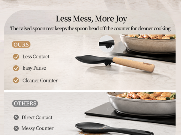 silicone cooking spoons