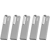 Aiibe 64GB Flash Drive 5 Pack Metal USB Drive Thumb Drive 64GB USB 2.0 Memory Stick Waterproof US...