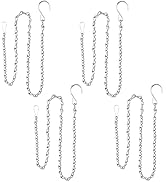 YINGFENG 4 Pack 35 Inch Silver Hanging Chain for Hanging Bird Feeders, Bird Houses, Planters, Bas...