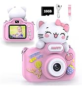 Kids Camera for Boys and Girls, Digital Camera for Kids Toy, Toddler Camcorder Birthday for Age 3...