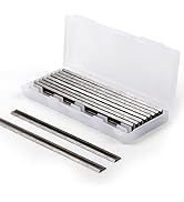 Mikikit Woodworking Planer Blades Replacements Alloy Hard Planer Blade Efficient Cutting Performance