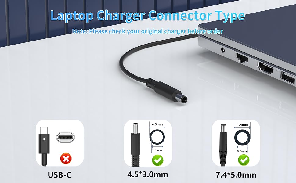 dell 65w laptop charger