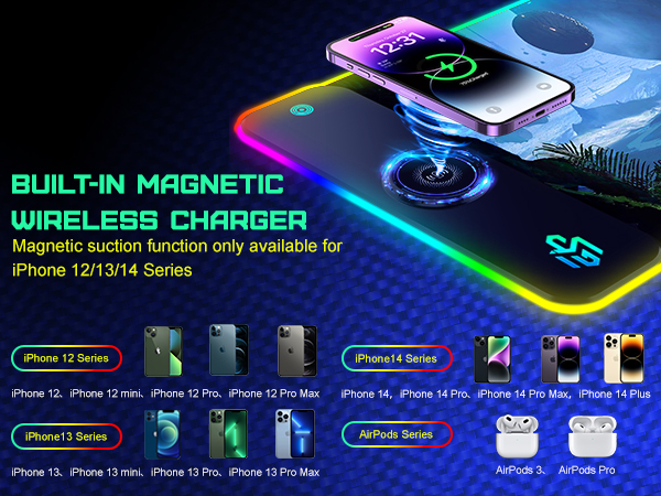 rgb gaming mouse pad