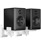 suptek Dual Side Clamping Bookshelf Speaker Wall Mounting Bracket for Large Surrounding Sound Spe...