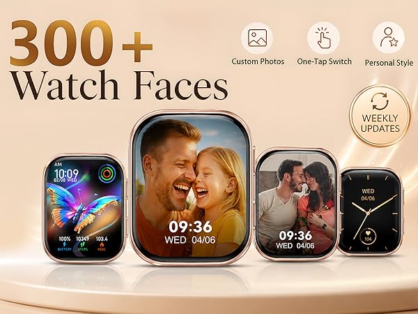 smart watch with 300+ watch face