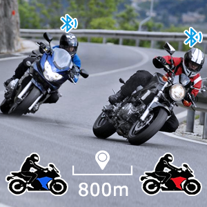 2-Way Motorcycle bluetooth headset