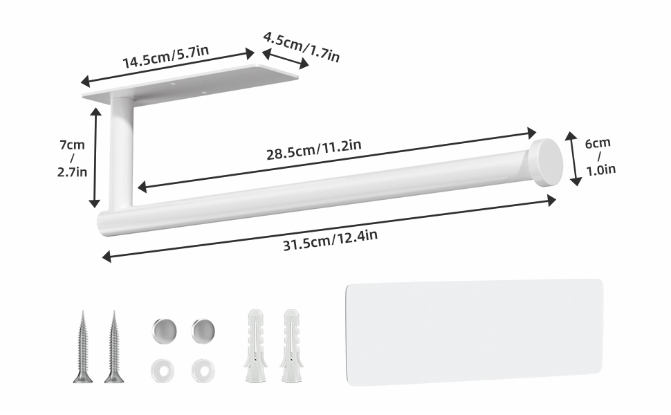 paper towel rack dispenser