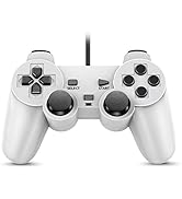 FIOTOK Wired Controller Compatible with PS2 Console with Upgraded Joystick/Double Shock/with 2.2M...