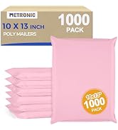 Metronic Poly Mailers 10X13 1000 Pack Bulk, Heavy Duty Self-Seal Shipping Bags for Clothing, Wate...