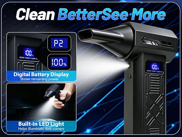 Compressed Air Duster LED