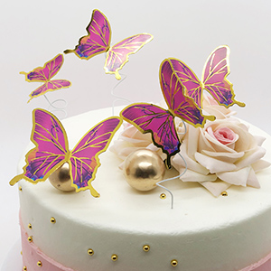 Butterfly Cake Toppers Decorations Birthday Party Cake Decorations for Girls Women Wedding