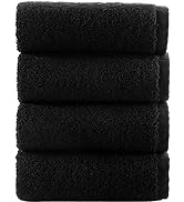 Hammam Linen Washcloth Set Premium Original Turkish Cotton, Hotel Quality for Maximum Softness & ...