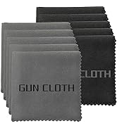 10 Pack Microfiber Gun Cleaning Cloth, 12"x12" Lint Free Gun Cleaning Rags, Reusable Microsuede C...