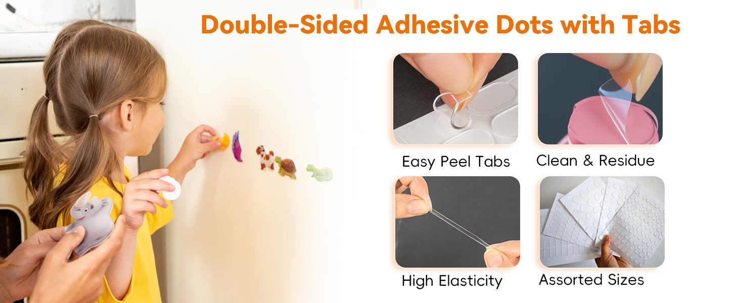 Double sided adhesive tape with multiple usage advantages