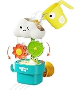 Bath Toys for Kids Ages 1-3: Cloud Set with Watering Cup, Toddler Interactive Bath Toys with Stro...