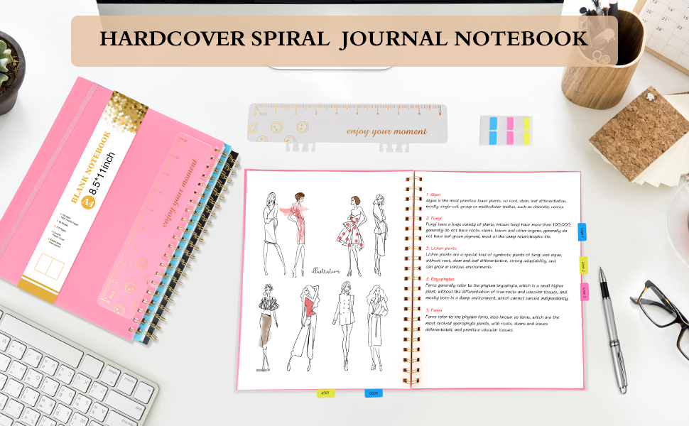 Blank Spiral Notebook Journal
