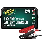 Battery Tender Plus 12V 1.25 AMP Car & Motorcycle Battery Charger and Maintainer, Float Charge fo...