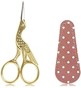 BIHRTC 3.6inch Little Embroidery Scissors Sharp Stainless Steel Tip Scissors Cross Stitch Scissor...