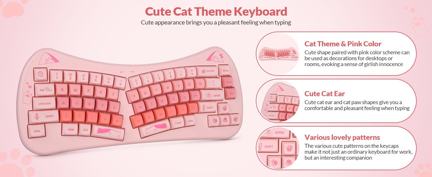 cute cat keyboard, cute keyboard, cat keyboard