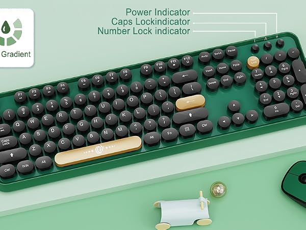 Wireless Keyboard and Mouse Combo